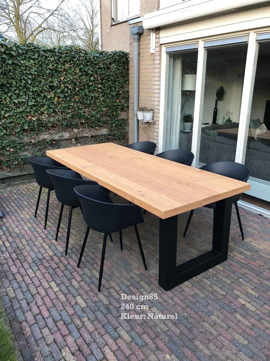 Quagga mager Uitschakelen Industriële Douglas hout eettafel Buiten kopen? DESIGN85