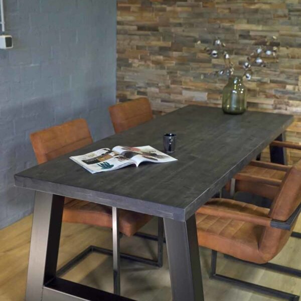 industriele steigerhout eettafel regenwoud