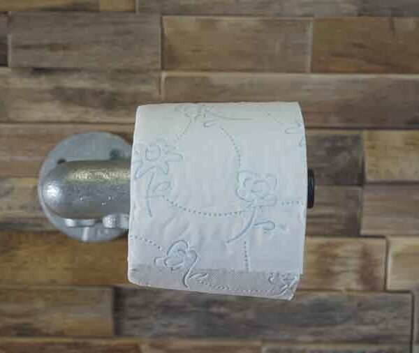 Steigerbuis toiletrolhouder wand