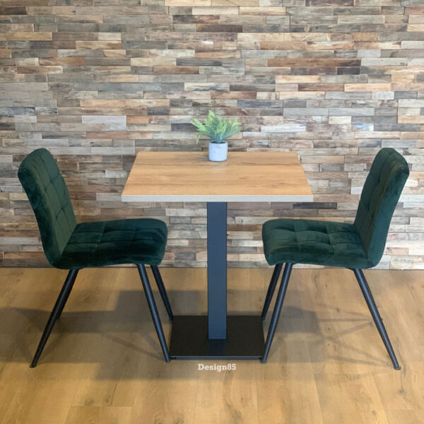 industriele eiken eettafel horeca